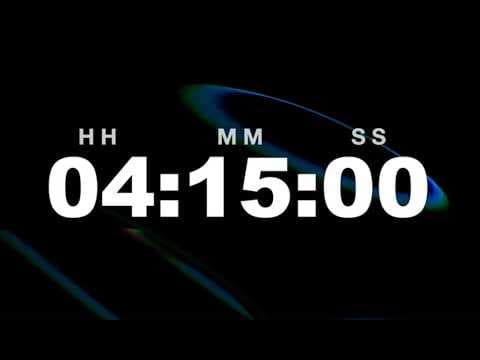 4 Hour 15 Minute Timer Video