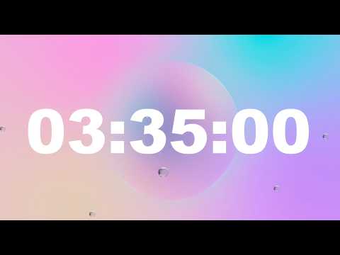 3 Hour 35 Minute Timer Video