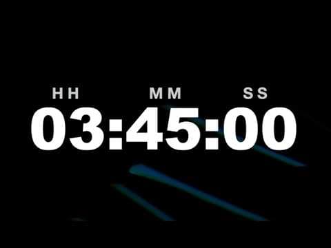 3 Hour 45 Minute Timer Video
