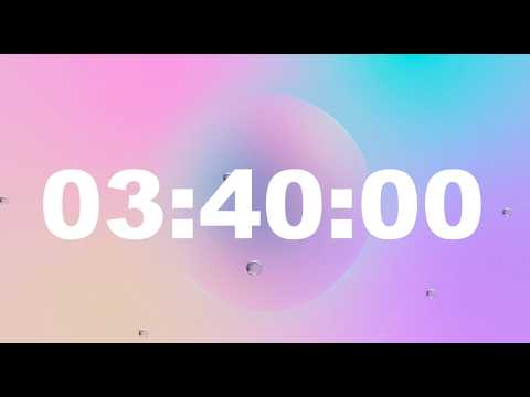 3 Hour 40 Minute Timer Video