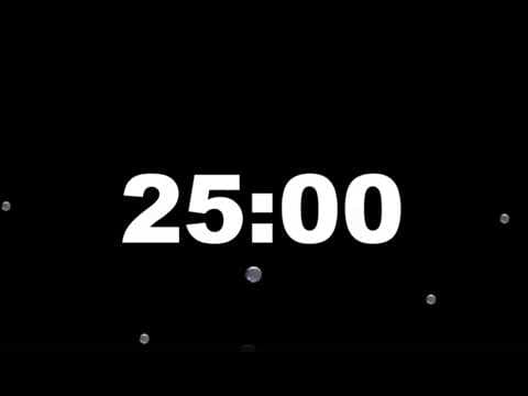 25 Minute Timer Video
