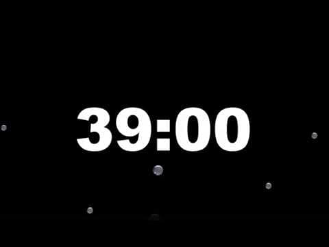39 Minute Timer Video
