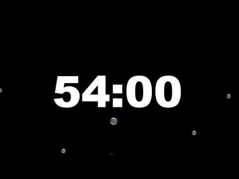 54 Minute Timer Video