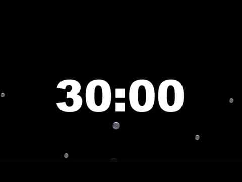 30 Minute Timer Video