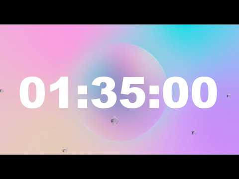 1 Hour 35 Minute Timer Video