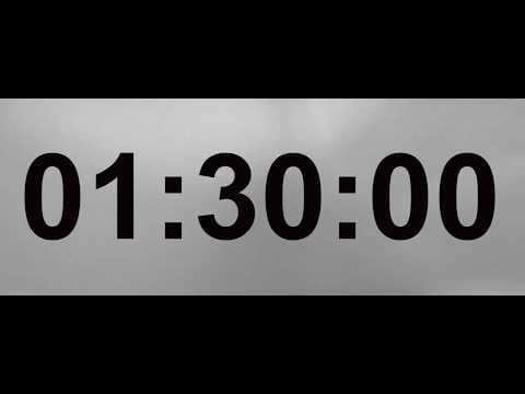 1 Hour 30 Minute Timer Video