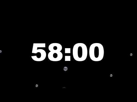 58 Minute Timer Video