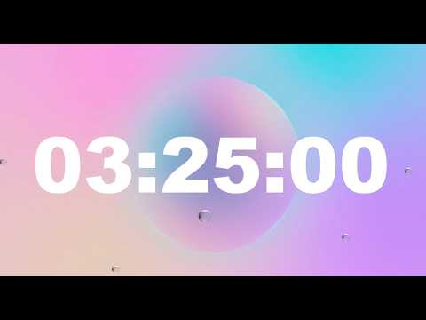 3 Hour 25 Minute Timer Video