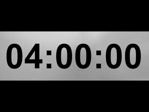 4 Hour Timer Video