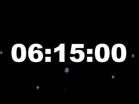 6 Hour 15 Minute Timer Video