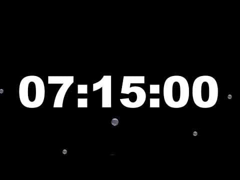 7 Hour 15 Minute Timer Video