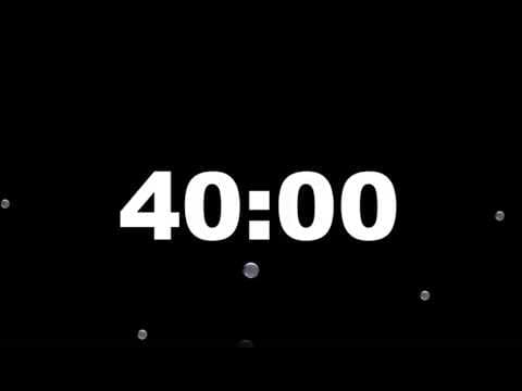 40 Minute Timer Video